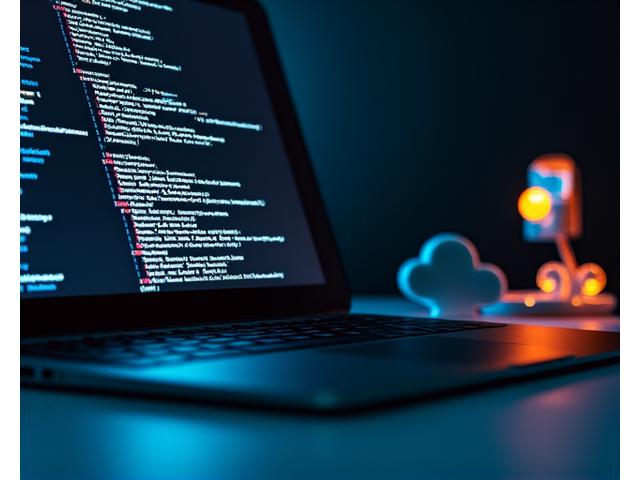 Código de programación en una pantalla de ordenador que representa el desarrollo web full-stack.